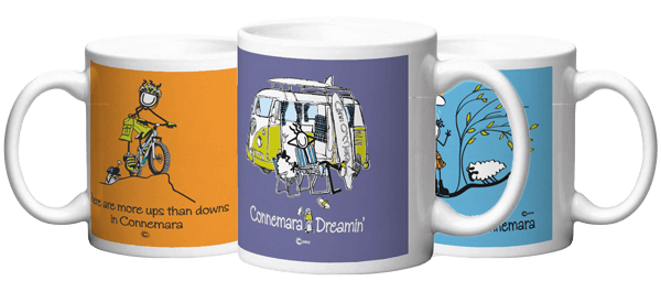 Connemara Mugs in Conn's gift Shop