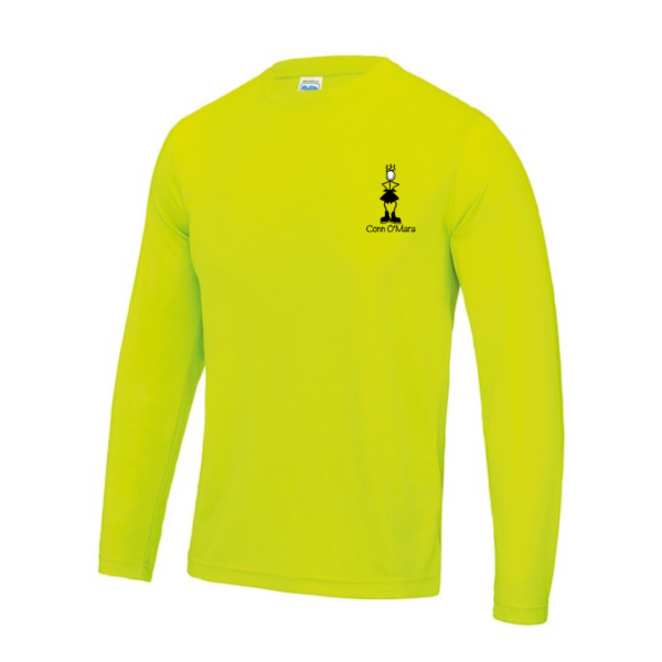Long sleeve cool T Electric Yellow