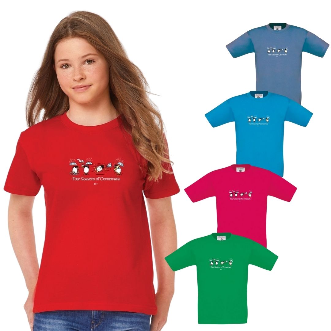 Conn O'Mara Kids T-Shirt Four Seasons Of Connemara